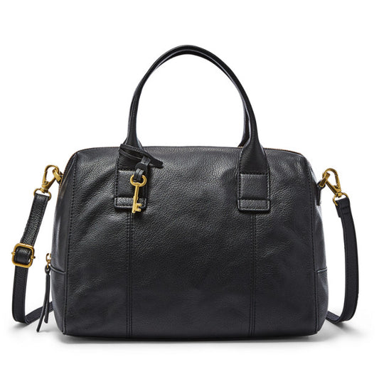 Fossil SHB1716001 Jori Large Satchel Black