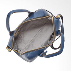 Fossil SHB1716406 Jori Large Satchel Midnight Navy