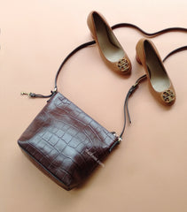 Fossil Shb1722204 Jori Crossbody Brown Croco