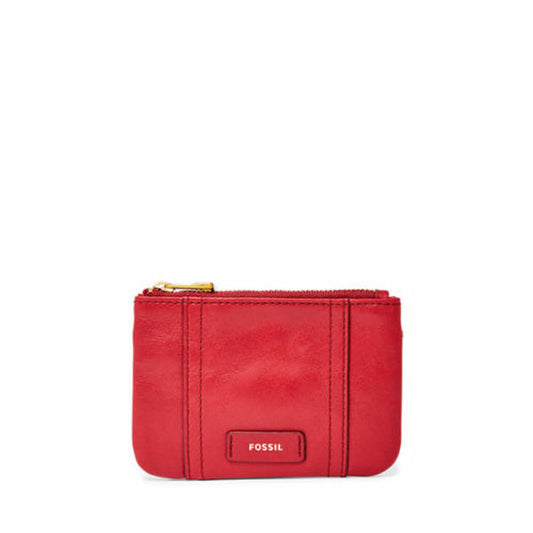 Fossil SL7102627 Ellis Zip Coin Red Velvet