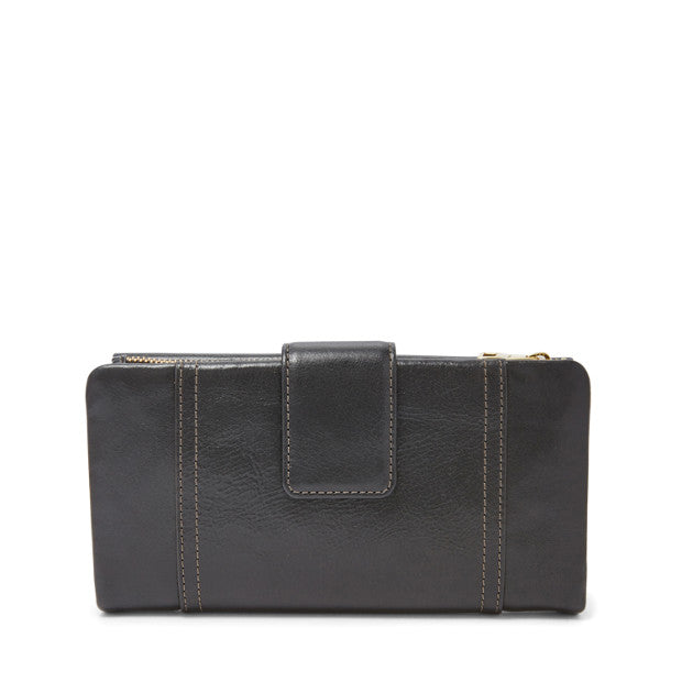 Fossil Sl7104001 Ellis Leather Clutch Black