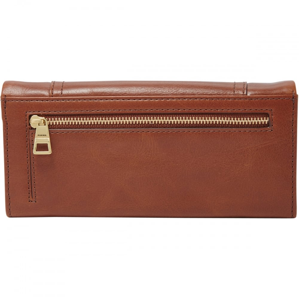 Fossil SL7105200 Ladies Ellis 29 Brown Clutch Purse