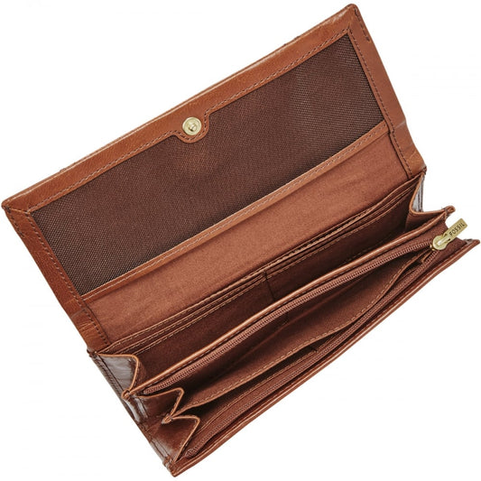 Fossil SL7105200 Ladies Ellis 29 Brown Clutch Purse