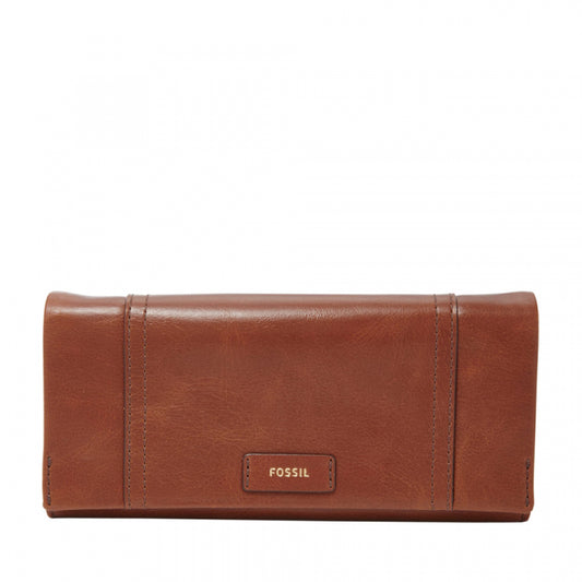 Fossil SL7105200 Ladies Ellis 29 Brown Clutch Purse
