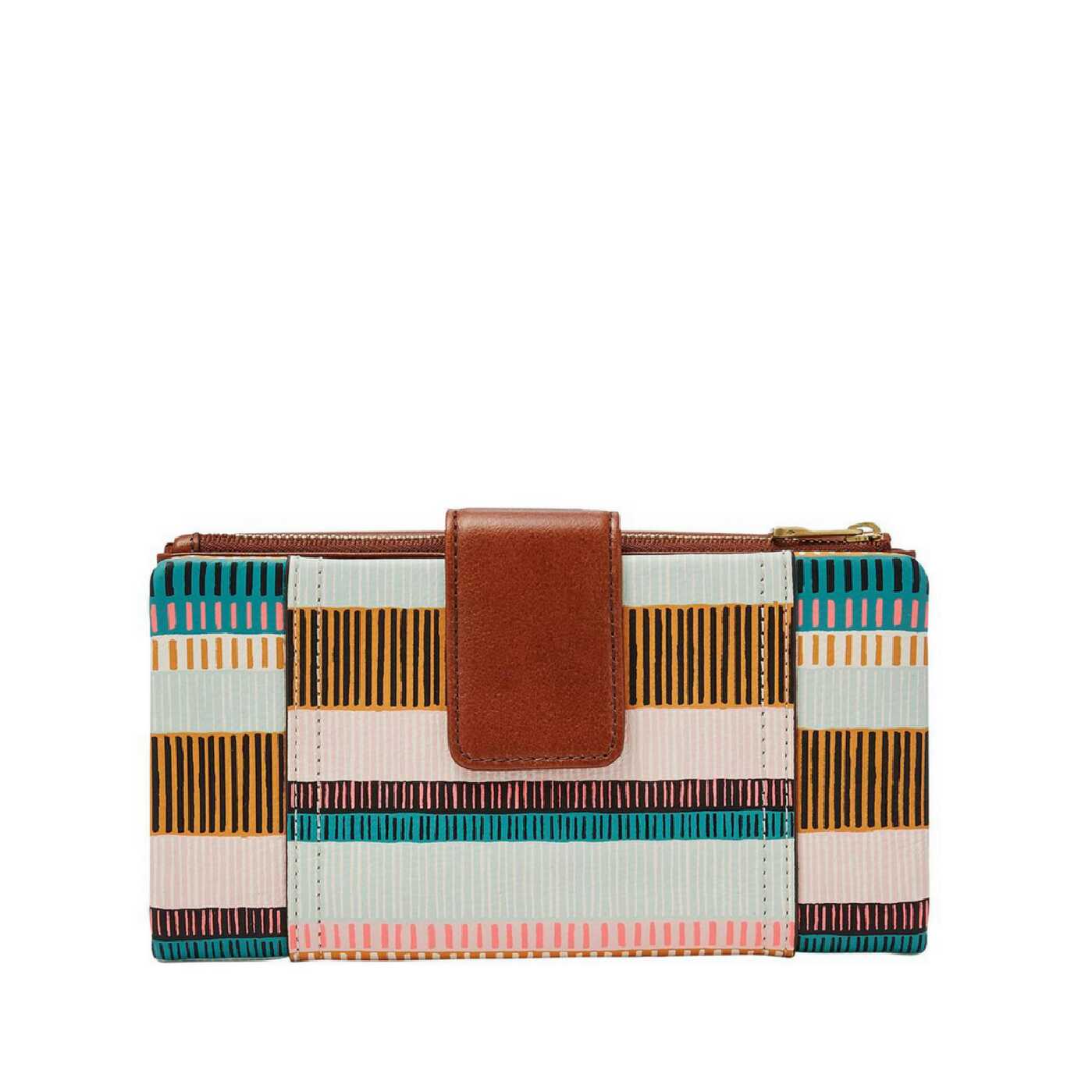 Fossil SL7368875 Ellis Clutch Multicolor Stripes