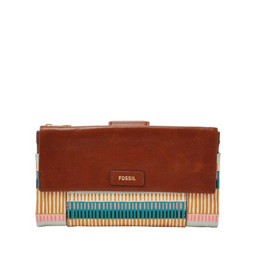 Fossil SL7368875 Ellis Clutch Multicolor Stripes