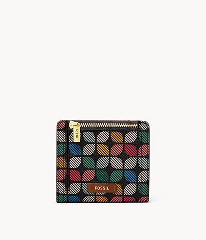 Fossil Sl7826016 Rfid Logan Bifold Black Multi