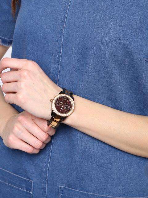 Fossil ES2955 Stella Chocolate Stainless Steel Ladies Watch