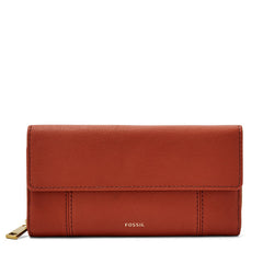 Fossil SWL1820861 Jori Flap Clutch Terra Cotta