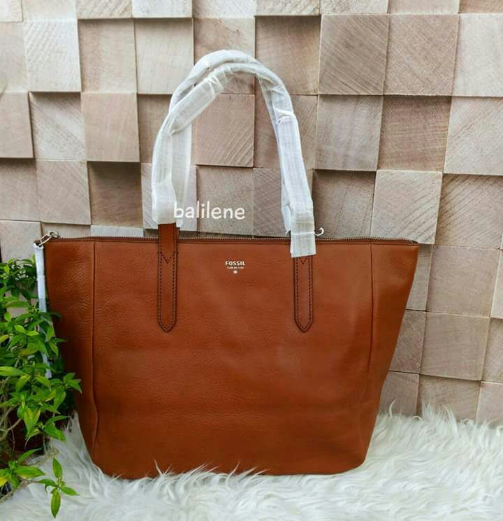 fossil sydney shopper travel tote bag Jual Tas Fossil ZB5487200 Sydney Shopper Brown Original – Balilene