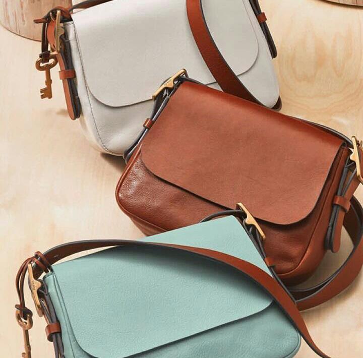 Fossil ZB6760116 Harper Sling Bag Large Saddle Crossbody Seaglass