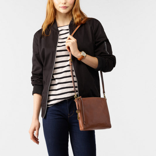 Fossil ZB6842200 Emma EW Crossbody Brown