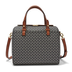Fossil ZB7314080 Rachel Satchel Black Stripe