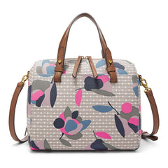 Fossil ZB7314782 Rachel Satchel Floral Multi / White