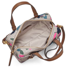 Fossil ZB7314782 Rachel Satchel Floral Multi / White