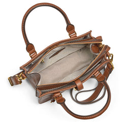Fossil ZB7587200 Ryder Mini Brown Satchel Bag