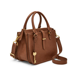 Fossil ZB7587200 Ryder Mini Brown Satchel Bag