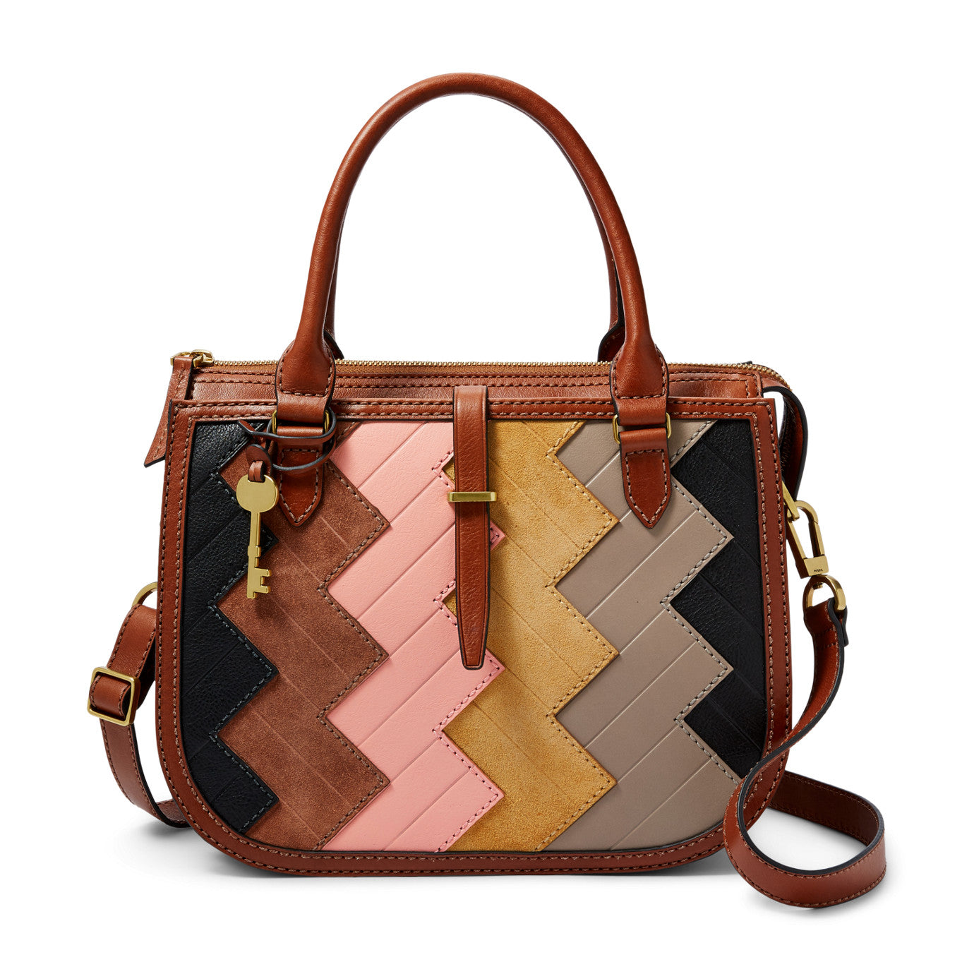 Fossil ZB7591186 Ryder Satchel Patchwork