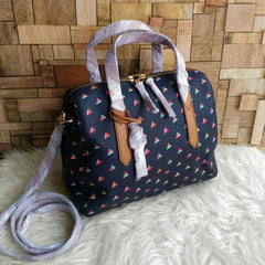 Fossil Zb6746745 Sydney Satchel Navy Heart