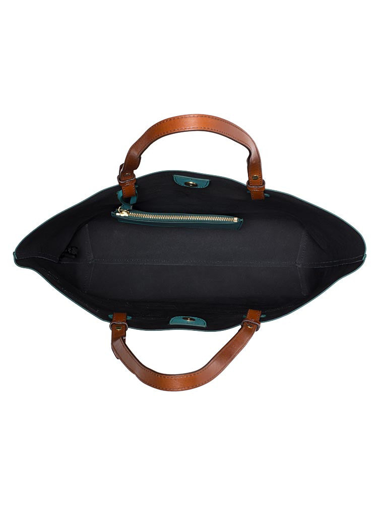 Fossil Zb7250320 Rachel Tote Sticker Teal Green
