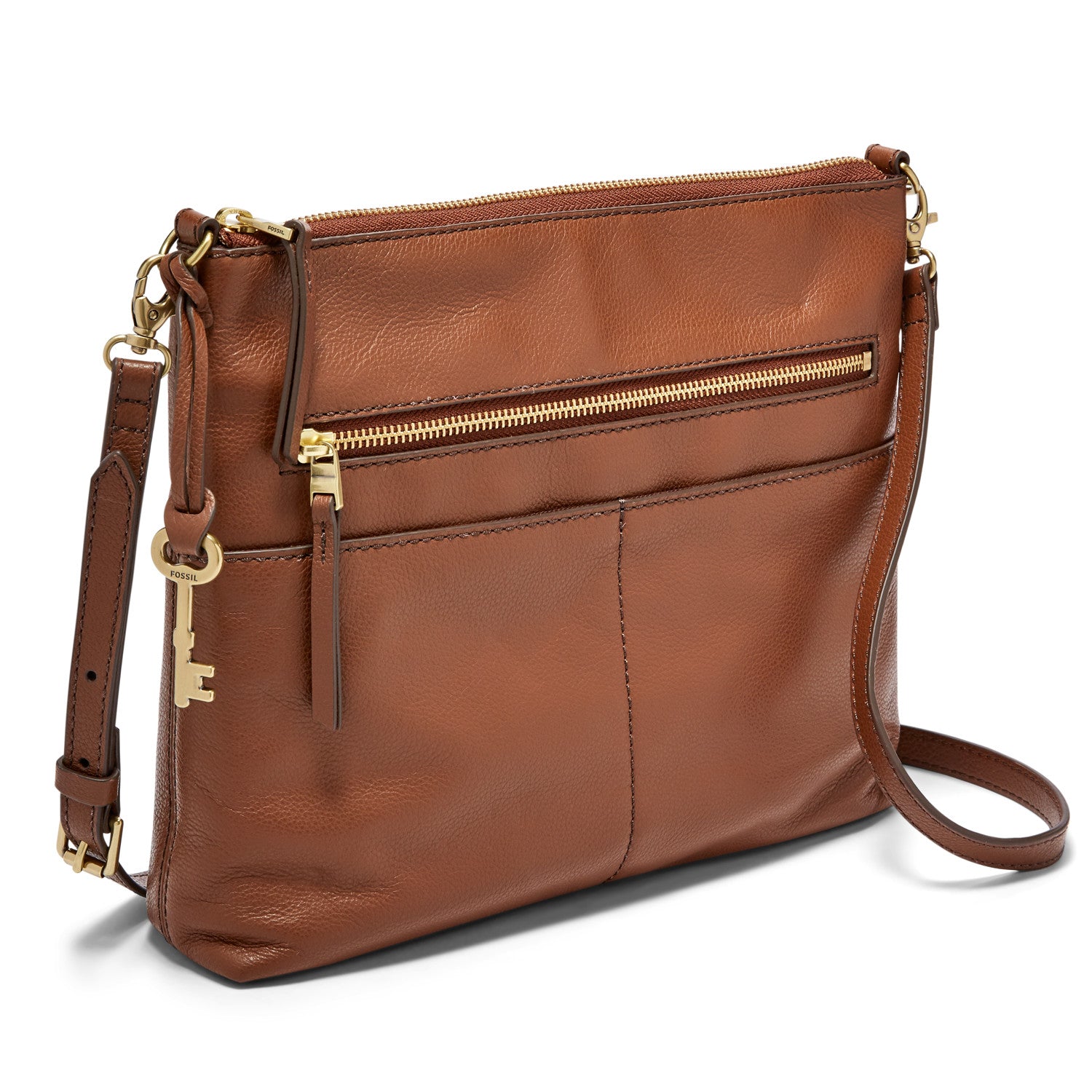 Fossil Zb7267210 Fiona Large Crossbody Medium Brown