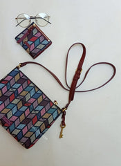 Fossil Sl7591762 Caroline Rfid Mini Wallet Fall Multi