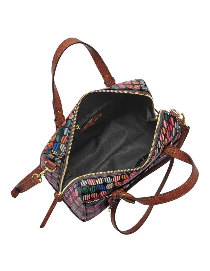 Fossil  Zb7314016 Rachel Satchel Black Multi
