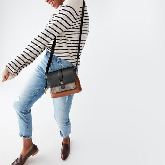 Fossil Zb7377994 Kinley Small Crossbody Neutral Multi