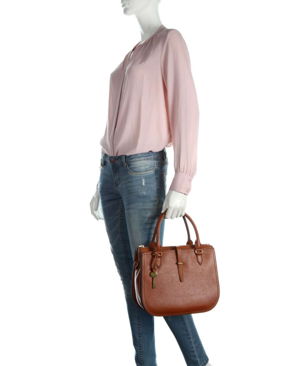 Fossil Zb7412231 Ryder Satchel Medium Tan