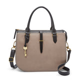Fossil Zb7412263 Ryder Satchel Handbag Light Taupe