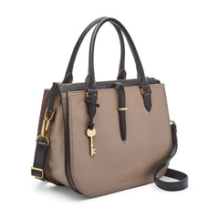 Fossil Zb7412263 Ryder Satchel Handbag Light Taupe