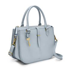 Fossil Zb7412436 Ryder Satchel Handbag Horizon Blue