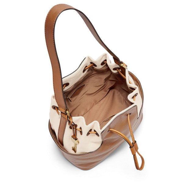 Fossil Zb7530231 Cooper Bucket Shoulder Tan