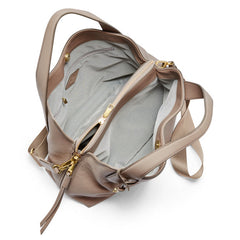 Fossil Zb7567263 Maya Satchel Light Taupe