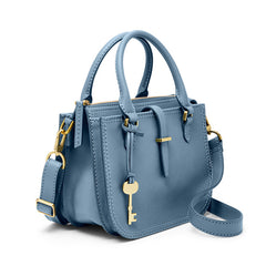 Fossil ZB7587491 Ryder Mini Faded Indigo Satchel Bag