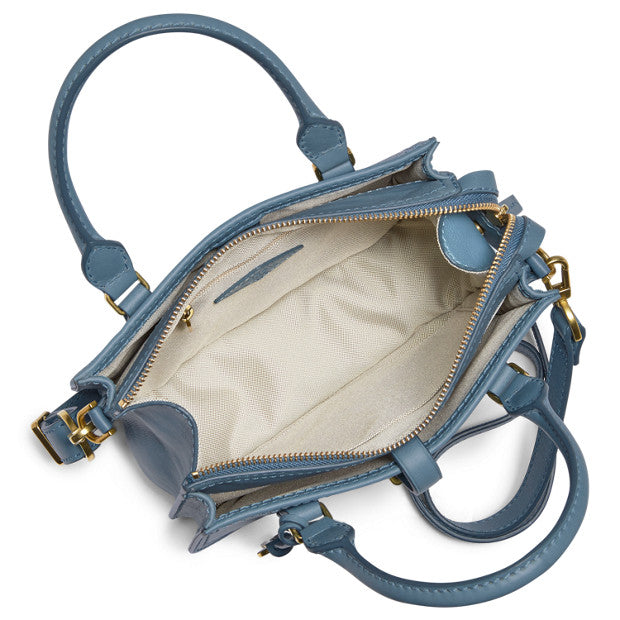 Fossil ZB7587491 Ryder Mini Faded Indigo Satchel Bag