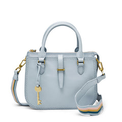 Fossil Zb7588436 Ryder Satchel Mini Horizon Blue