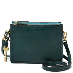 Fossil Zb7592380 Campbell Crossbody Indian Teal Balilene