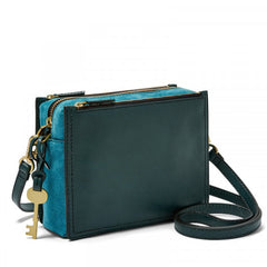 Fossil Zb7592380 Campbell Crossbody Indian Teal