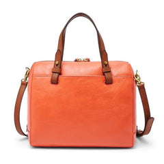 Fossil Zb7602836 Rachel Leather Satchel Persimmon
