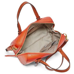 Fossil Zb7602836 Rachel Leather Satchel Persimmon