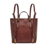 Fossil Zb7667227 Camilla Small Leather Backpack Henna