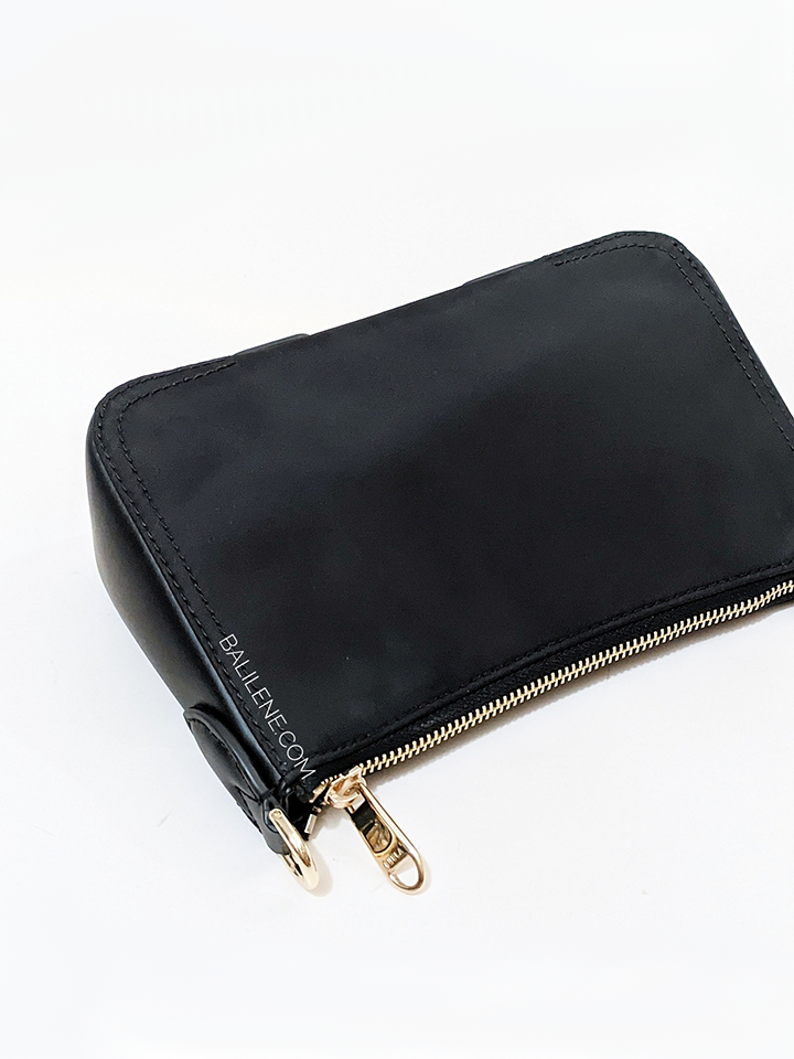 Furla Atena Nylon Crossbody Bag Black