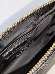 Furla Atena Nylon Crossbody Bag Black