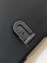 Furla Atena Nylon Crossbody Bag Black