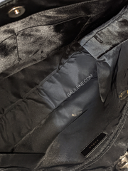 Furla Calipso Nylon Tote Large Bag Black