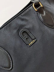 Furla Calipso Nylon Tote Large Bag Black