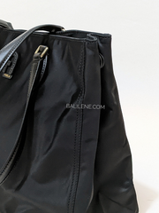 Furla Calipso Nylon Tote Large Bag Black