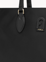 Furla Calipso Nylon Tote Large Bag Black