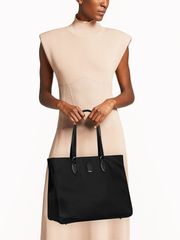 Furla Calipso Nylon Tote Large Bag Black